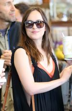 DAKOTA JOHSNON Out for Frozen Yogurt in Los Angeles 03/19/2017