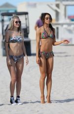 DANIELLE PEAZER on the Set of a Photoshoot for Tenzenis on in Miami 03/12/2017