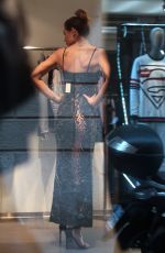 DAYANE MELLO Out Shopping in Milan 03/30/2017