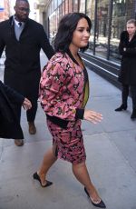 DEMI LOVATO Arrives at AOL Studios in New York 03/20/2017