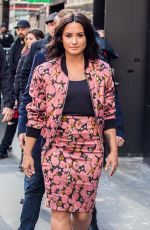 DEMI LOVATO Arrives at Good Morning America in New York 03/20/2017