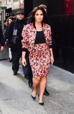 DEMI LOVATO Arrives at Good Morning America in New York 03/20/2017