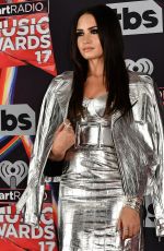 DEMI LOVATO at 2017 iHeartRadio Music Awards in Los Angeles 03/05/2017