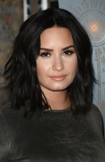 DEMI LOVATO at Smurf Event at Empire State Building in New York 03/20/2017
