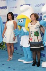 DEMI LOVATO at UN and Smurfs: The Lost Village Celebrate International Day of Happiness in New York 03/18/2017