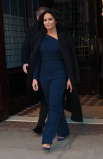 DEMI LOVATO Leaves Her Hotel in New York 03/20/2017