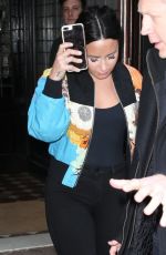 DEMI LOVATO Leaves Her Hotel in New York 03/21/2017