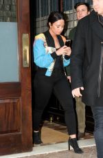 DEMI LOVATO Leaves Her Hotel in New York 03/21/2017