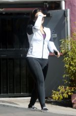 DEMI LOVATO Leavies a Jiu Jitsu Class in Hollywood 03/06/2017