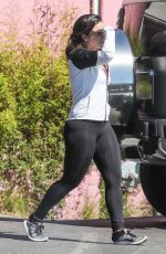 DEMI LOVATO Leavies a Jiu Jitsu Class in Hollywood 03/06/2017