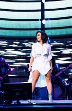 DEMI LOVATO Performs at Houston Livestock Show and Rodeo in Texas 03/14/2017