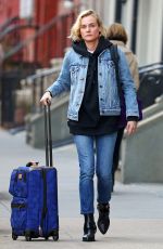 DIANE KRUGER in Jeans Leaves Her Apartment in New York 03/09/2017