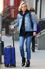 DIANE KRUGER in Jeans Leaves Her Apartment in New York 03/09/2017