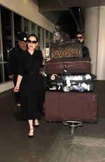 DITA VON TEESE at Los Angeles International Airport 03/06/2017