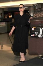 DITA VON TEESE at Los Angeles International Airport 03/06/2017