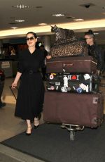 DITA VON TEESE at Los Angeles International Airport 03/06/2017