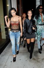 DRAYA MICHELLE and JULISSA BERMUDEZ at Catch LA in West Hollywood 03/12/2017