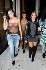 DRAYA MICHELLE and JULISSA BERMUDEZ at Catch LA in West Hollywood 03/12/2017