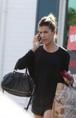 ELISABETTA CANALIS in Shorts Shopping at Bristol Farms in West Hollywood 03/20/2017