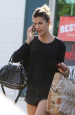 ELISABETTA CANALIS in Shorts Shopping at Bristol Farms in West Hollywood 03/20/2017