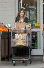 ELISABETTA CANALIS Shopping at Bristol Farms in West Hollywood 03/10/2017