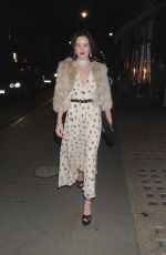ELIZA CUMMINGA Arrives at the Christopher Kane and Beauty and the Beast Event in London 03/16/2017