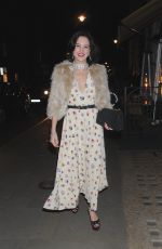 ELIZA CUMMINGA Arrives at the Christopher Kane and Beauty and the Beast Event in London 03/16/2017