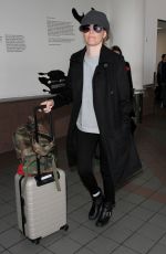 ELIZABETH BANKS at LAX Airport in Los Angeles 03/10/2017