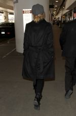 ELIZABETH BANKS at LAX Airport in Los Angeles 03/10/2017