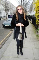 ELIZABETH HURLEY Out for Lunch at Scotts Restaurant in London 03/14/2017