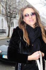 ELIZABETH HURLEY Out for Lunch at Scotts Restaurant in London 03/14/2017