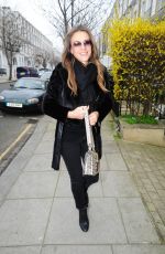 ELIZABETH HURLEY Out for Lunch at Scotts Restaurant in London 03/14/2017