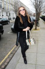 ELIZABETH HURLEY Out for Lunch at Scotts Restaurant in London 03/14/2017