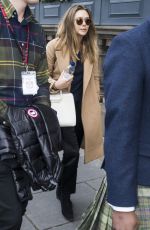 ELIZABETH OLSEN Arrives at Her Hotel in Edinburgh 03/28/2017