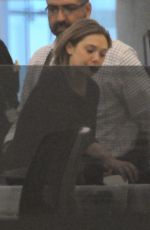ELIZABETH OLSEN at LAX Airport in Los Angeles 03/27/2017