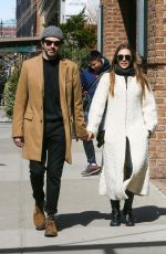 ELIZABETH OLSEN Out and About in New York 03/20/2017