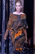 ELSA HOSK at Balmain Fashion Show in Paris 03/02/2017
