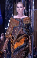 ELSA HOSK at Balmain Fashion Show in Paris 03/02/2017