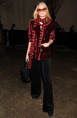 ELSA HOSK Leaves H&M Dtudio Fashion Show in Paris 03/01/2017