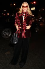 ELSA HOSK Leaves H&M Dtudio Fashion Show in Paris 03/01/2017