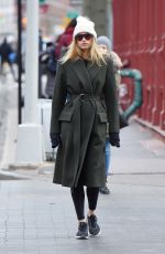 ELSA HOSK Out and About in New York 03/06/2017