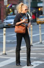 ELSA HOSK Out in New York 03/09/2017