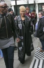 EMELI SANDE Leaves BBC Radio 1 in London 03/04/2017