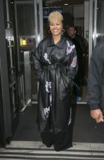 EMELI SANDE Leaves BBC Radio 1 in London 03/04/2017