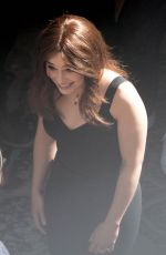 EMILIA CLARKE on the Set of Dolce & Gabbana Commercial in Naples 03/12/2017