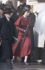 EMILY BLUNT on the Set of 