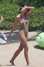 EMILY RATAJKOWSKI in Swimsuit on the Beach in Mexico 03/20/2017