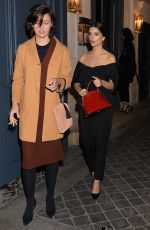 EMILY RATAJKOWSKI Leaves Vogue Fashion Fund Cocktail Party at Paris Fashion Week 03/03/2017