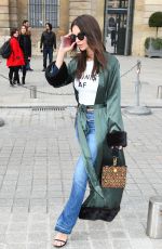 EMILY RATAJKOWSKI Out and About in Paris 03/03/2017