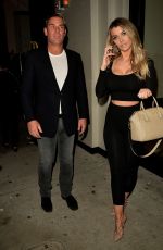 EMILY SEARS Leaves Catch LA in West Hollywood 03/02/2017